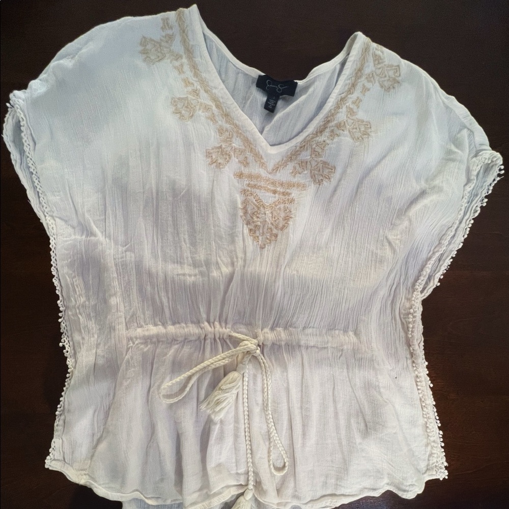 Jessica Simpson Flowy Beach Blouse